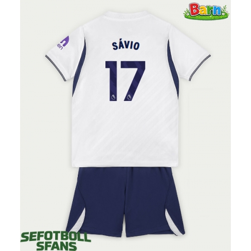 Tottenham Hotspur Savio #17 Hemmaställ Barn 2026-27 Kortärmad (+ Korta byxor) Tottenham Hotspur Savio #17 Hemmaställ Barn 2026-27 Kortärmad (+ Korta byxor)